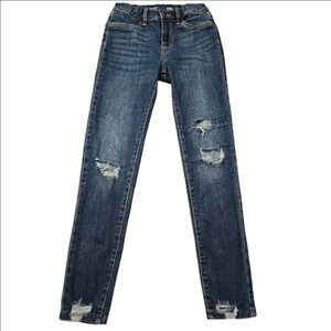 6/$20 Old Navy Medium Wash Ballerina Jeggings Size 12 (Girl)